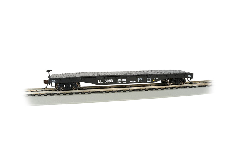 Bachmann HO 17304 52' Flat Car, Erie Lackawanna