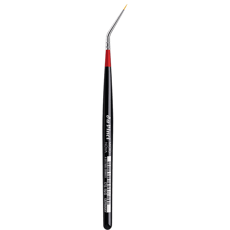 Da Vinci MICRO-NOVA Series 175, angled golden synthetic fibre, Size:-15