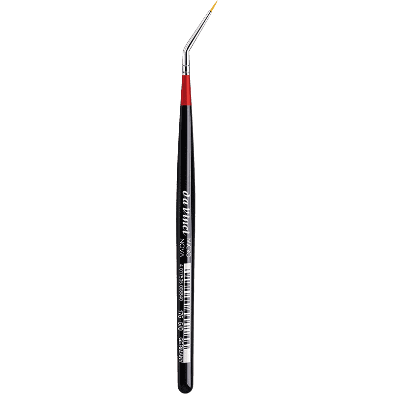 Da Vinci MICRO-NOVA Series 175, angled golden synthetic fibre, Size:-5
