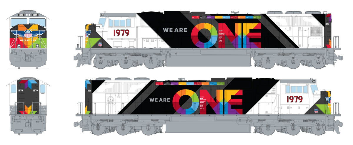 Kato 176-1979-S EMD SD70M w/Standard Flat Radiators - DCC/Sound -- Uni