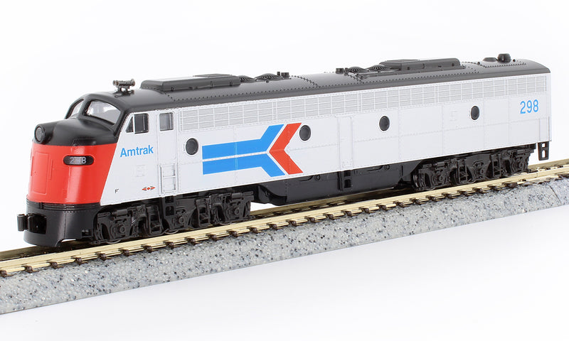 PREORDER Kato 1765346S EMD E8A w/Single Headlight & Passenger Pilot - Sound and DCC -- Amtrak