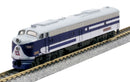 PREORDER Kato N 1765365LS EMD E8A with Dual Headlight & Freight Pilot, No Dynamics, Sound and DCC, Wabash