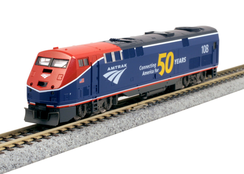 PREORDER Kato N 176-6037 GE P42 Genesis Locomotive, Amtrak 50th Anniversary