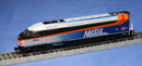 Kato N 1068701SCA MP36PH Chicago Metra Gallery Bi-Level Commuter Train Set with Cab Car Sound & Lights, Chicago Metra (4-Pack) (DCC & Sound-Equipped)