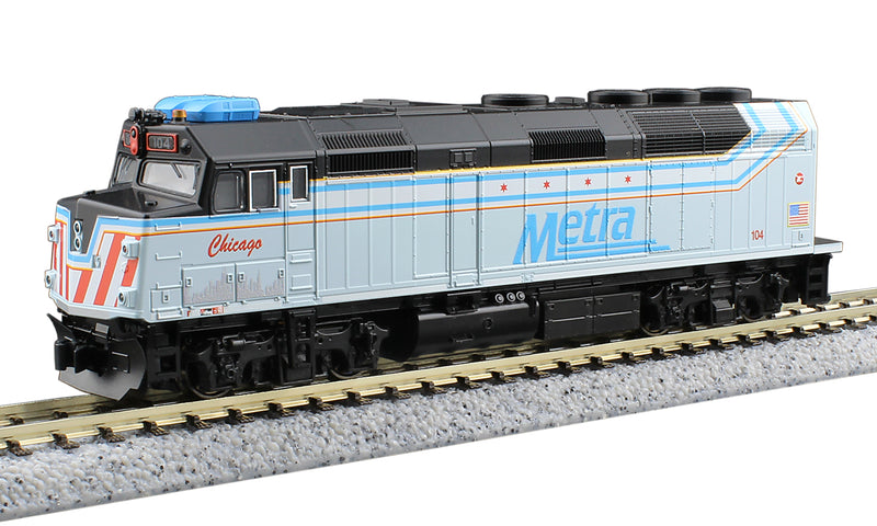 PREORDER Kato 176CHICDCC EMD F40PH Commuter Version - DCC -- Metra