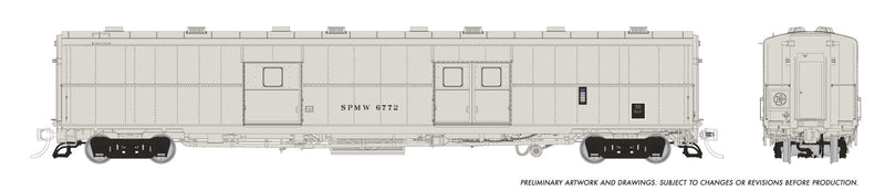 PREORDER Rapido HO 176013 Pacific Car & Foundry Economy Baggage Car, Southern Pacific Maintenance of Way