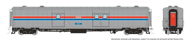 PREORDER Rapido HO 176021 Pacific Car & Foundry Economy Baggage Car, Amtrak Phase 2