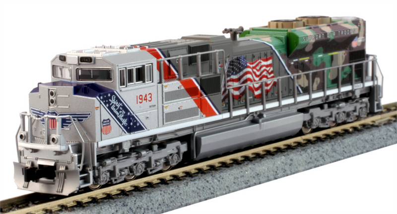 Kato USA 176-1943S EMD SD70ACe with Nose Headlight - Sound and DCC -- Union Pacific 1943 (Spirit of the Union Pacific), N Scale