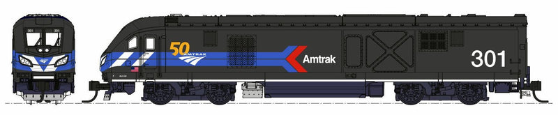 Kato N 1766050-S ALC-42 Charger, Amtrak "Day One" (50th Anniversary Logo)