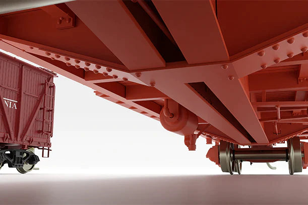 Rapido 177004A HO Class X23 Wood Boxcar - Ready to Run -- Pennsylvania Railroad (Pre-1920, Tuscan)