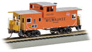 PREORDER Bachmann Trains HO 17713 36' Wide-Vision Caboose, Milwaukee Road