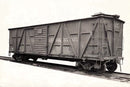 Rapido 177004A HO Class X23 Wood Boxcar - Ready to Run -- Pennsylvania Railroad (Pre-1920, Tuscan)