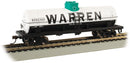 Bachmann HO 17806 40' Single Dome Tank Car, Warren