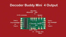 Nix Trains HO NTZ2 Decoder Buddy Mini Locomotive Motherboard with 21-Pin Socket, 1.0K-Ohm Resistor
