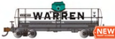 PREORDER Bachmann Trains N 17871 Silver Series ACF 36' 6" 10,000-Gallon Tank Car, Warren Petroleum