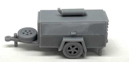 Phoenix Precision Models O PPM-33025 Compressor Trailer, 3D Printed Kit Unpainted