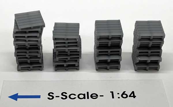 PREORDER Phoenix Precision Models S PPM-32525 Tall Pallet Stacks Undecorated (4) | 18.66