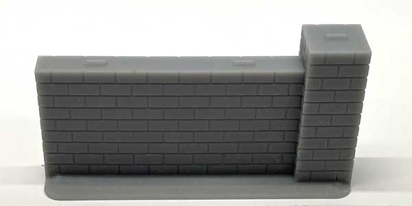 PREORDER Phoenix Precision Models S PPM-32501 Half Wall, 3D Printed Kit, Scale 12' Long, 7' Tall, Unpainted | 23.76