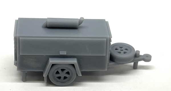 PREORDER Phoenix Precision Models S PPM-32025 Compressor Trailer, 3D Printed Kit Unpainted | 19.34