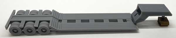 PREORDER Phoenix Precision Models S PPM-32005 Lowboy Trailer with Hitch Kit Undecorated | 47.56