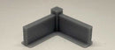 Phoenix Precision Models N PPM-30502 90 Degree Wall Corner, 3D Printed Kit, Scale 11' Long, 7' Tall, Unpainted