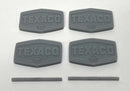 Phoenix Precision Models N 30651 Texaco Gas Station Signs, 3-D Printed Kit, Unpainted 2 Sets