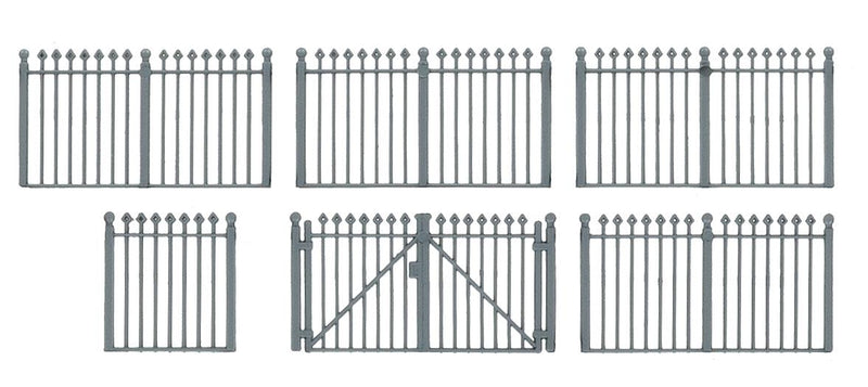 PREORDER Faller HO 180004 Wrought Iron Fence, 7-7/8" x 3/4" | 10.83