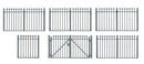 Faller HO 180004 Wrought Iron Fence, 7-7/8" x 3/4" | 10.83