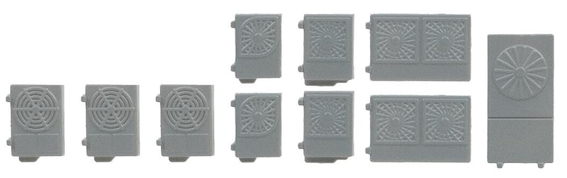 PREORDER Faller HO 180005 Heat Pumps/Air Conditioners (10-Pack) | 7.5