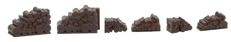 PREORDER Faller HO 180007 Firewood Stacks (6-Pack) | 6.67