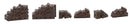 Faller HO 180007 Firewood Stacks (6-Pack) | 6.67