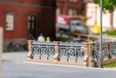 PREORDER Faller HO 180426 Villa Fence Kit, Gray 76-1/4" Total | 13.33