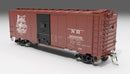 PREORDER Rapido 181006 HO 1937 AAR 40' Boxcar w/Round Corner 6-Pack - Ready to Run -- Nickel Plate Road Set