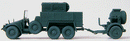 Preiser HO 16584 Military, Former German Army WWII, Light Trucks, Krupp Kfz 83 with Generator & 60cm Anti-Aircraft Searchlight on SdAnh 51 Trailer