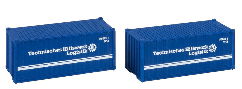 PREORDER Faller HO 182005 20' Container THW (2-Pack) | 21.67