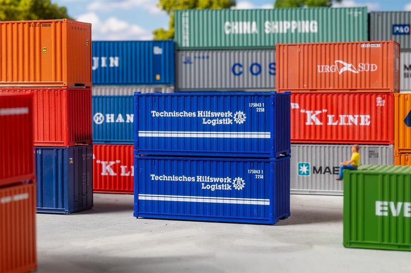PREORDER Faller HO 182005 20' Container THW (2-Pack) | 21.67