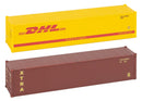 Faller HO 182056 40' Container DHL & Xtra (2-Pack) | 28.33