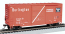 Bachmann HO 18206 40' Hi-Cube Box Car, Burlington