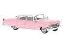 PREORDER Brekina HO 18350 1955 Cadillac Fleetwood, Assembled, Pink, White