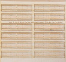 Blair Line N 18 Two-Lane Wood Grade Crossing Kit (Laser-Cut Wood) (12)