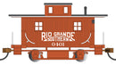 PREORDER Bachmann Trains HO 18413 Silver Series Wood 4-Wheel Bobber Caboose, Rio Grande Southern
