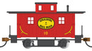 PREORDER Bachmann Trains HO 18416 Silver Series Wood 4-Wheel Bobber Caboose, Strasburg