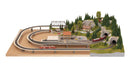 Noch N 53700 Martinstadt Layout Kit for European Sectional Track Wood Subroadbed with Risers Only