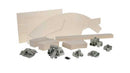 Noch N 53700 Martinstadt Layout Kit for European Sectional Track Wood Subroadbed with Risers Only