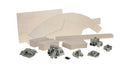 Noch N 53700 Martinstadt Layout Kit for European Sectional Track Wood Subroadbed with Risers Only