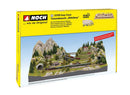Noch N 53700 Martinstadt Layout Kit for European Sectional Track Wood Subroadbed with Risers Only
