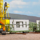 PREORDER Busch HO 1848 Transport Rack with Concrete Panels Kit | 33.99