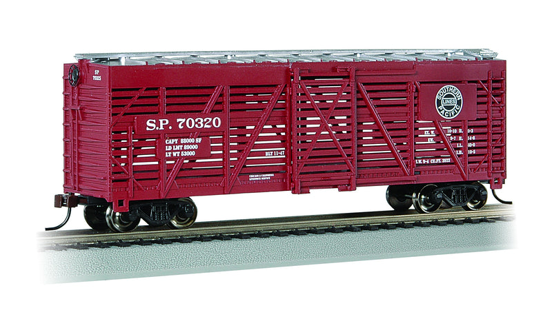 Bachmann 18518 40' Stock Car - Ready to Run - Silver Series(R) -- Southern Pacific