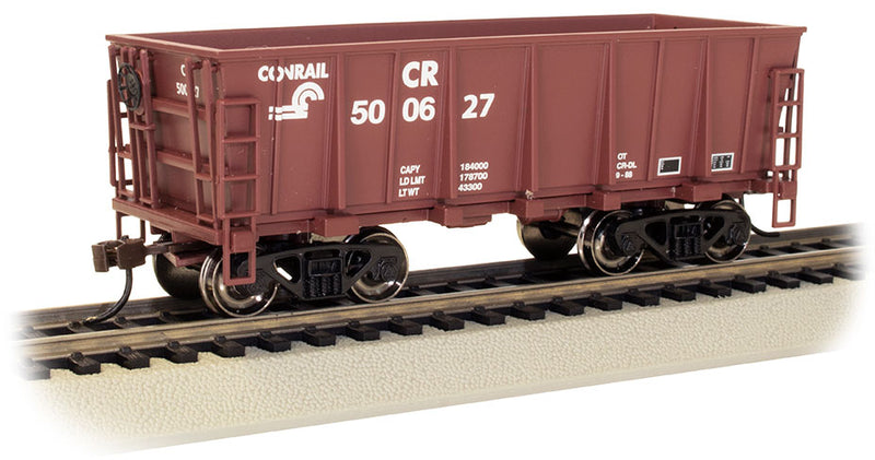 Bachmann 18608 Ore Car - Ready to Run - Silver Series(R) -- Conrail 500627 (Boxcar Red, white), HO Scale