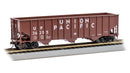 Bachmann Trains HO 18717 Bethlehem Steel 3-Bay 100-Ton Open Hopper, Silver Series, Union Pacific